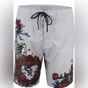 Sec. 119 Grateful Dead Bertha Board Short NWT Size 32. (2 available)